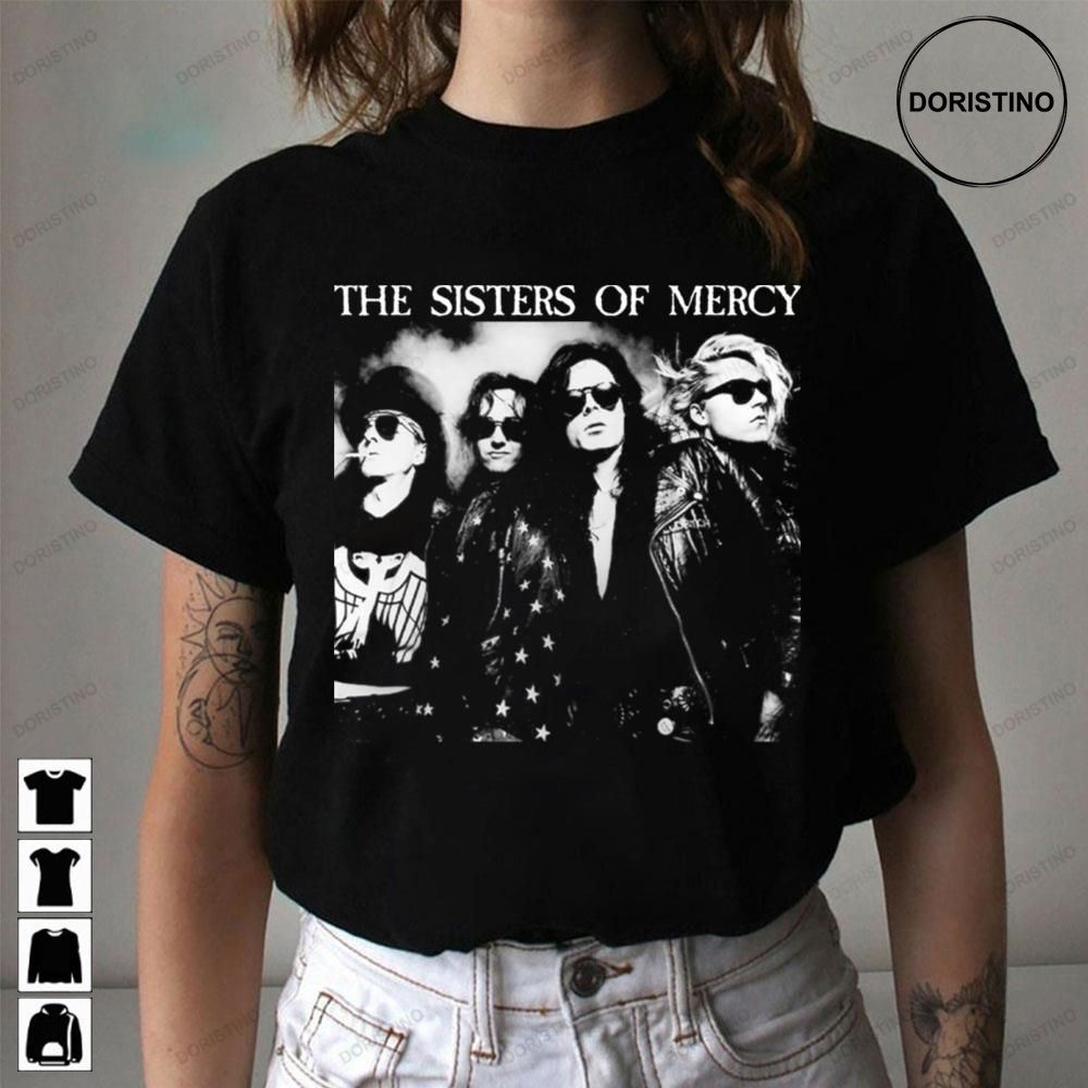 Whtie The Sisters Of Mercy Limited Edition T-shirts